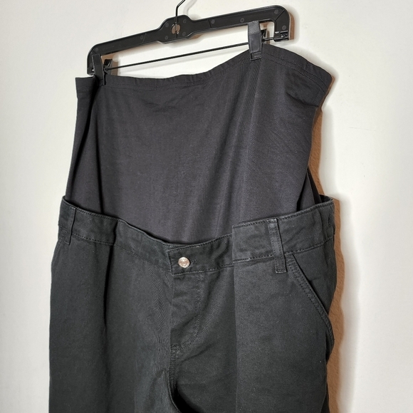 ASOS maternity black baggy jeans. Women's plus size 16. - Picture 2 of 16